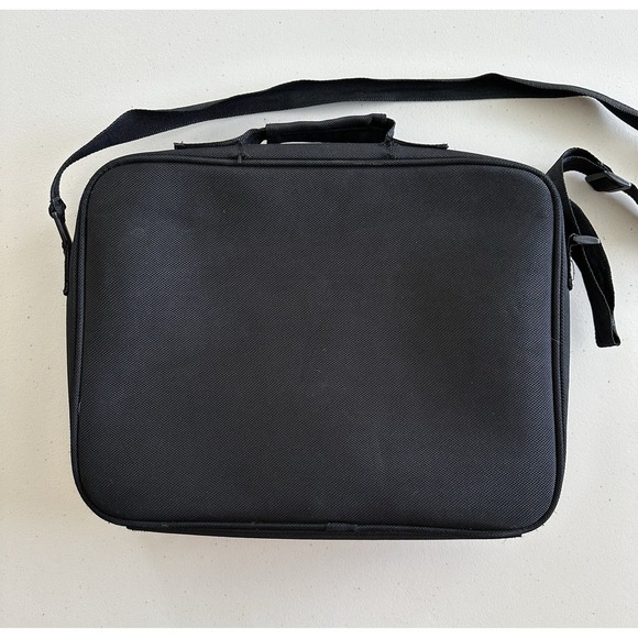 Tumi Laptop Bag Slim 15 Inch Black Ballistic Nylon Briefcase Work Travel - Picture 2 of 10